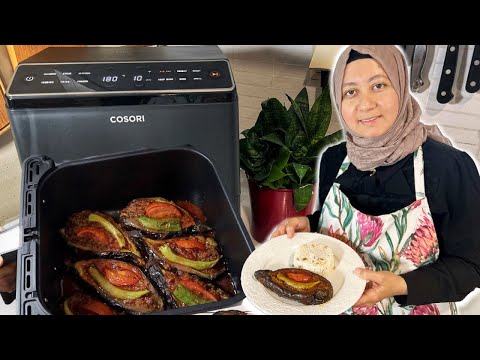 Turkish Stuffed Eggplant In Air Fryer! Best Eggplant Dish Recipe