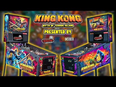 King Kong Myth of Terror Island Pinball Presented by Stern Pinball