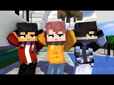 MONSTER SCHOOL :CHICKEN WING MEME EIN,NOI, ZANE AND APHMAU CUTE GIRLS PARTY - MINECRAFT ANIMATION