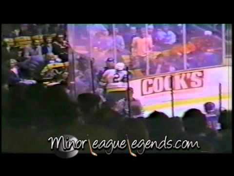 88 89 Troy Gamble vs Mark Kachowski Milwaukee Admirals vs Muskegon Lumberjacks IHL