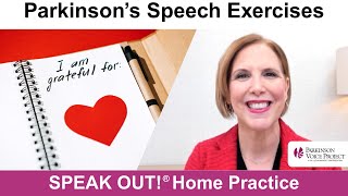 Parkinson’s Speech Exercises: GRATITUDE