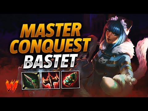 BASTET, THIS CAT IS VERY MISCHIEVOUS - Warchi - Smite Master Conquest