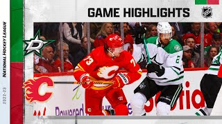 Stars @ Flames 3/18 | NHL Highlights 2023
