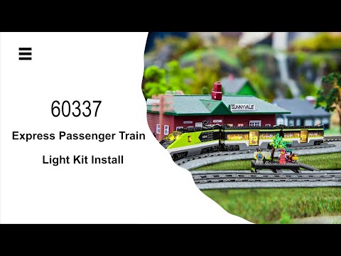 Install Lightailing Light Kit For Lego Express Passenger Train 60337