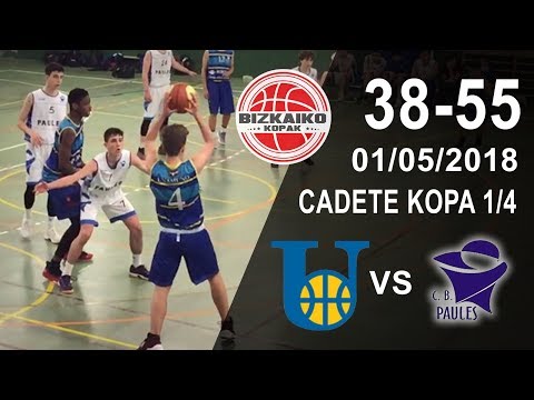Unamuno v Paules - Resumen - Cadete Kopa Bizkaia