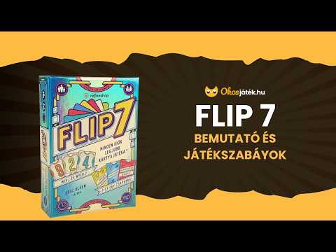 Flip 7 társasjáték bemutató és szabályok | okosjatek.hu - Okosjáték - Játékbolt és Webáruház Budapest