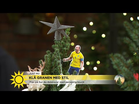 Så klär du granen med stil: ”Granen sitter i granen” - Nyhetsmorgon (TV4)