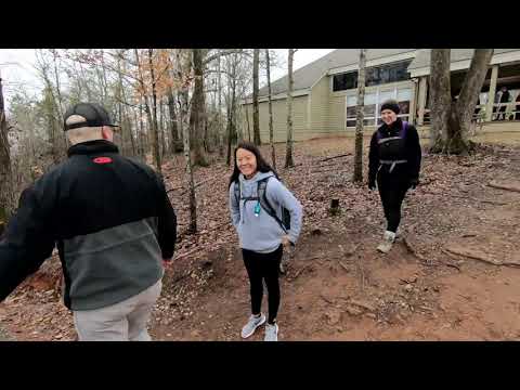 Camping at the little grand canyon in Georgia