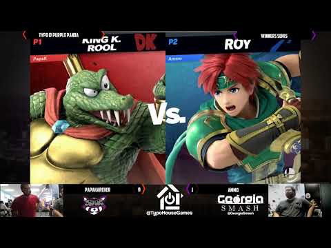 Panda Smash Monday 7/15/19 - PapaKarcher(K. Rool) VS Ammo(Roy) - Winners Semis