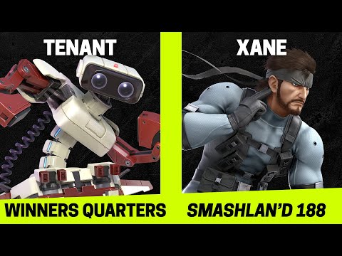 SmashLAN'd 188 Winners Quarters - Tenant (R.O.B.) vs xane (Snake) - SSBU Tournament