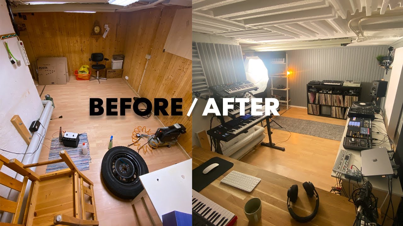 I turned my basement into a home studio!