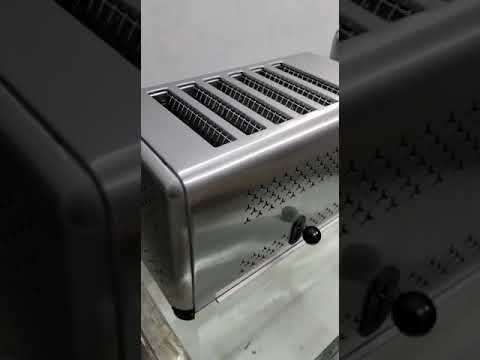 Stainless Steel Pop Up Toaster Andrew James