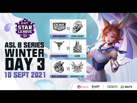 ASL B Series 2021 Winter Day 3  - Garena AOV Indonesia
