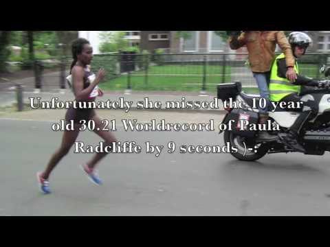 Dibaba, Observation of runningtechnique (Looptechniek, door Coach Jacky Nederland)