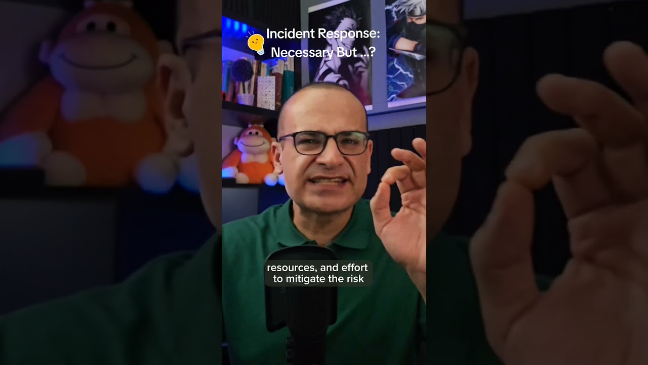 Incident Response: it's necessary, but... #shorts #cybersecurity #cyberdefense #challenge