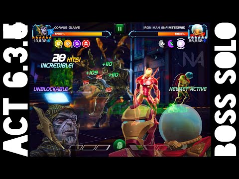 Rank 3 Corvus Glaive Easily Solos Act 6 Chapter 3 IMIW and Mysterio Bosses