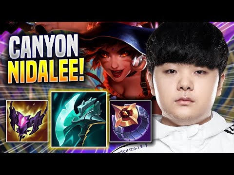 CANYON DOMINATING WITH NIDALEE! - DK Canyon Plays Nidalee JUNGLE vs Sylas! | Preseason 2023