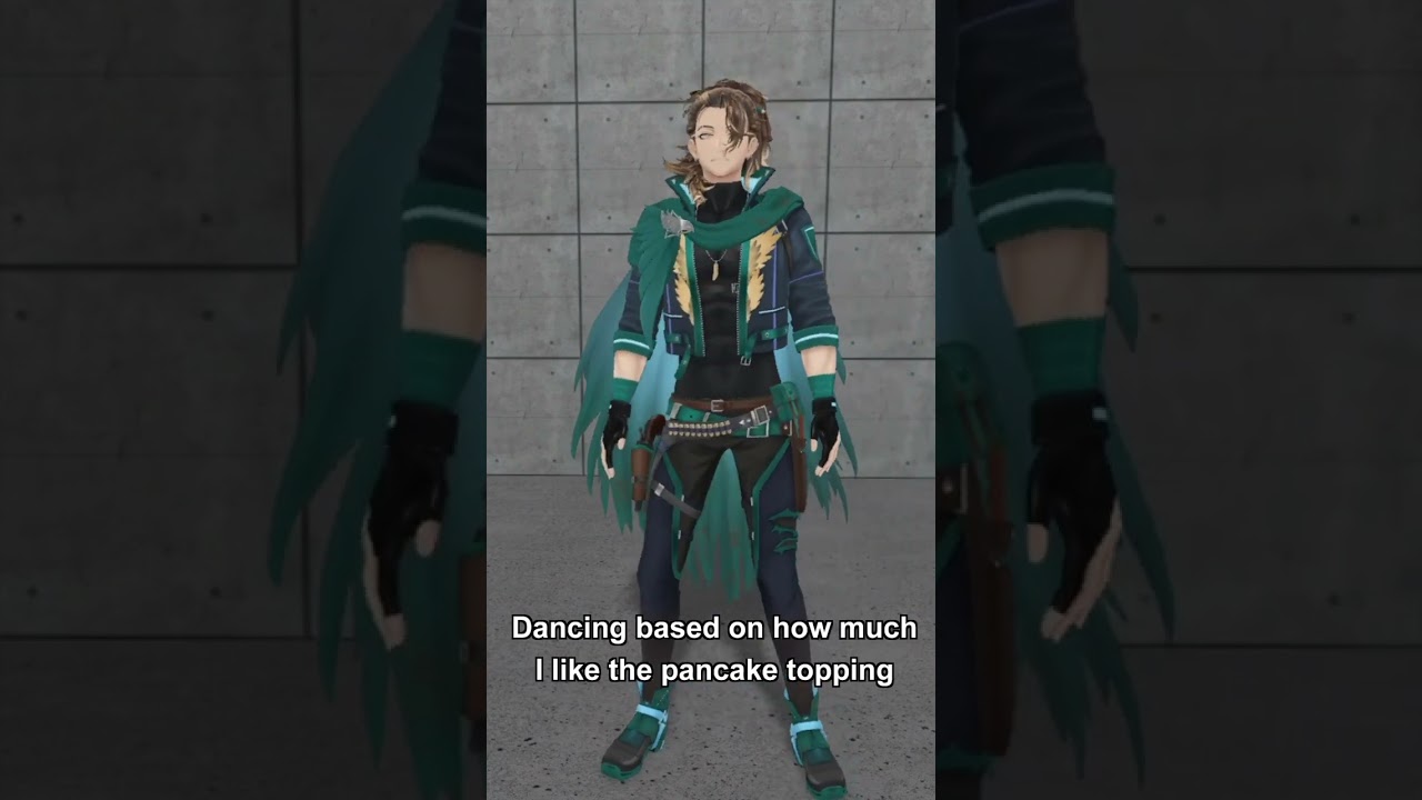 dancing based on how much I like the pancake topping #shorts #holoarmis #goldbullet