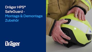 Feuerwehr- und Rettungshelm Dräger HPS® SafeGuard: Montage & Demontage Zubehör