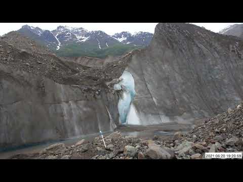 Supraglacial Stream Avulsion A1, Ice Cliff Collapse