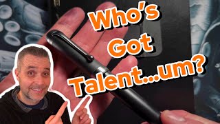 Aurora Talentum Black Ops Fountain Pen Review & Drawing – Sleek, Smooth, and Stealthy!