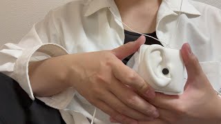 【ASMR】風呂上がりの心音、お腹の音　Heartbeat and Stomach Sounds after the bath