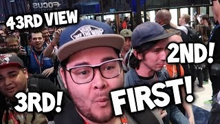 YES!!! ★ I AM FIRST IN LINE TO ENTER E3! & NINTENDO SPOTLIGHT ULTIMATE CROWD REACTION!