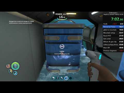 [FLASHING LIGHTS] Subnautica Survival Time Capsule Any% 49:59