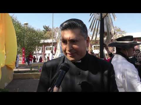 Las imágenes peregrinas del Señor y la Virgen del Milagro visitaron la Casa de Gobierno