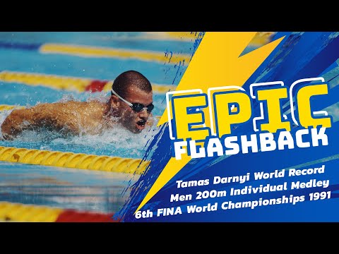 Плавание EPIC FLASHBACK | Tamas Darnyi World Record | 6th FINA World Championships 1991