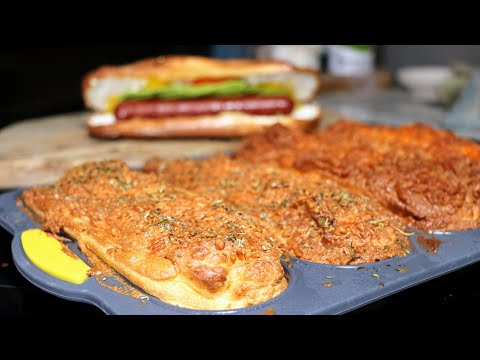 Egg White CHEESY Breadsticks & Hot Dog Buns || Low...