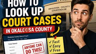How to look up court cases in Okaloosa County