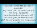 Richard Thompson - How I Wanted To Lyrics