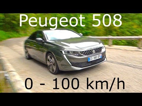 Peugeot 508 PureTech 225 hp, 0 -100