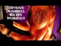 💪 DEVIOUS DUMBBELL BICEPS WORKOUT! | BJ Gaddour Home Arms Bodybuilding Workout