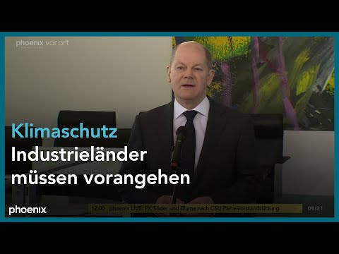 Bundeskanzler Olaf Scholz (SPD) vor der Kabinettssitzung im Bundeskanzleramt am 21.01.22