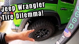 New Jeep Wrangler Tire Dilemma Continues!