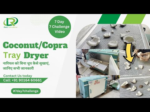 Coconut Tray Dryer video thumbnail