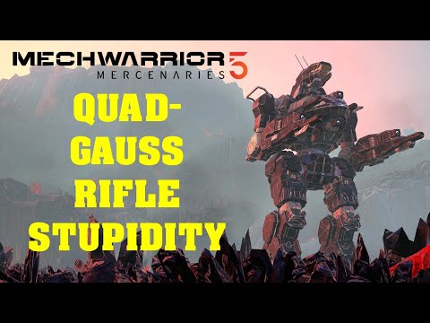 Quad-Gauss Rifle Modded Annihilator Inspired by the Rifleman III (MechWarrior 5 Mercenaries)