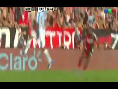 Gol de Maxi Rodriguez - Newells Old Boys 4 Vs 0 Racing Club - Fecha 3 - Liga Argentina