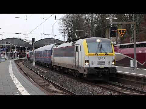 NJ 424/325 (Innsbruck - Bruxelles/Brussel) in Aachen Hbf, 23.01.2020