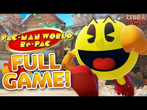 PAC-MAN WORLD Re-PAC Full Game Walkthrough!