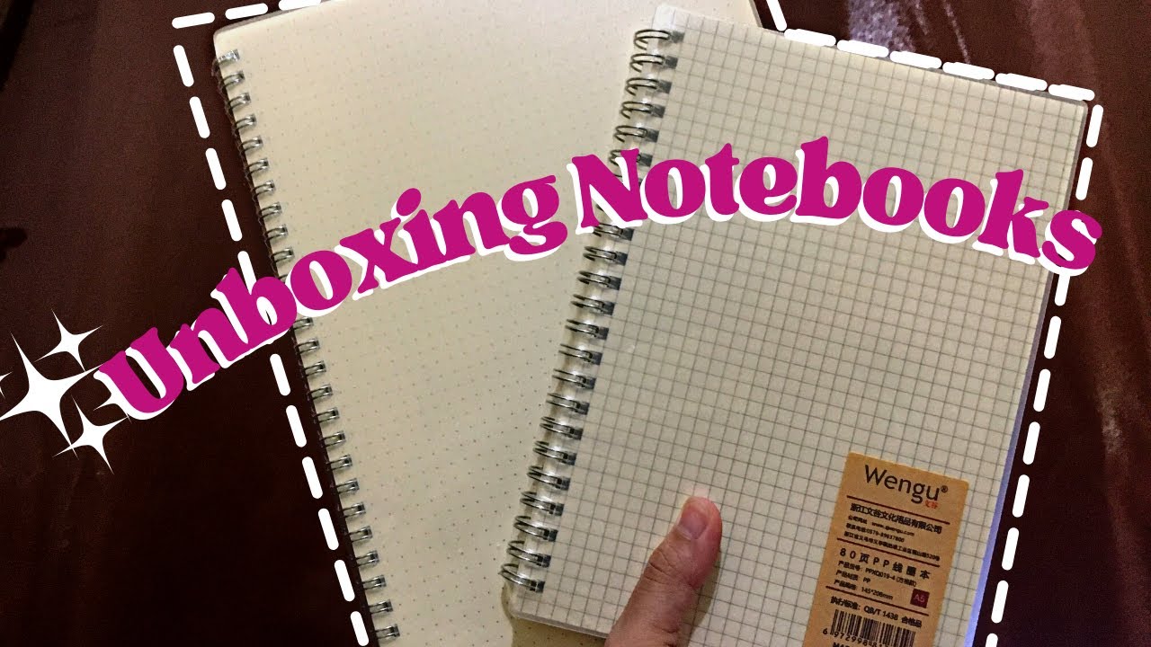✨Shopee Finds - Unboxing Hokka Styled Notebook A5 & B5 ASMR
