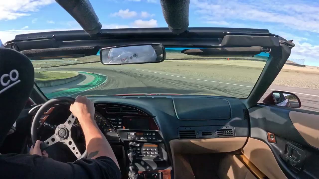 C4 Corvette — First time at Laguna Seca