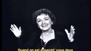 Edith Piaf Mon Manège à Moi French &amp; English Subtitles
