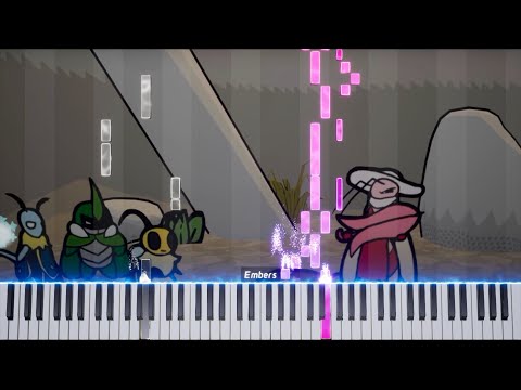 Bug Fables - Team, This One's Stronger! | Piano Solo Visualization