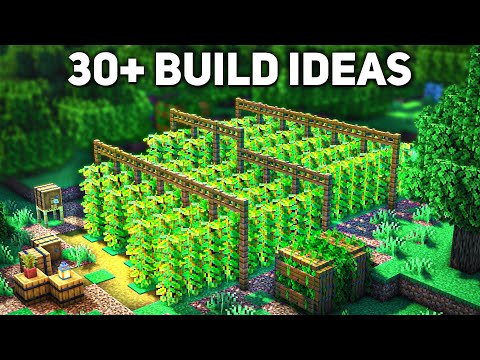 30+ Build Projects for Survival Minecraft 1.19 #7