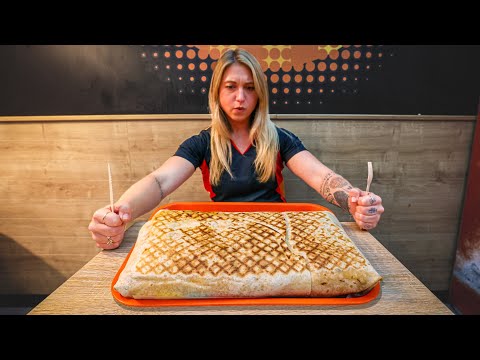 The Biggest [And Weirdest] Taco I've Ever Seen | Belgium's Giga Taco Challenge