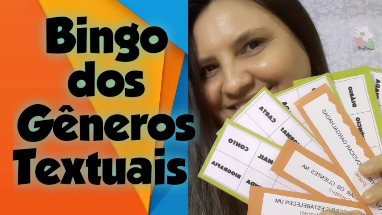 BINGO DOS GÊNEROS TEXTUAIS