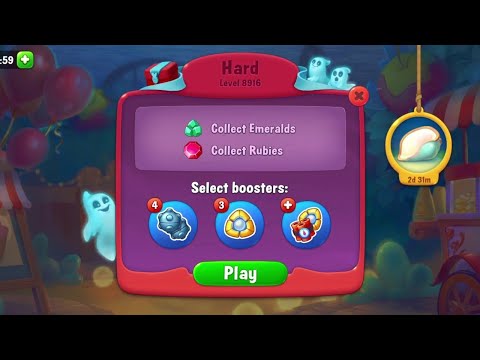 @Fishdom Hard Level 8916 Without Power Ups (After More Than 10x Tried)